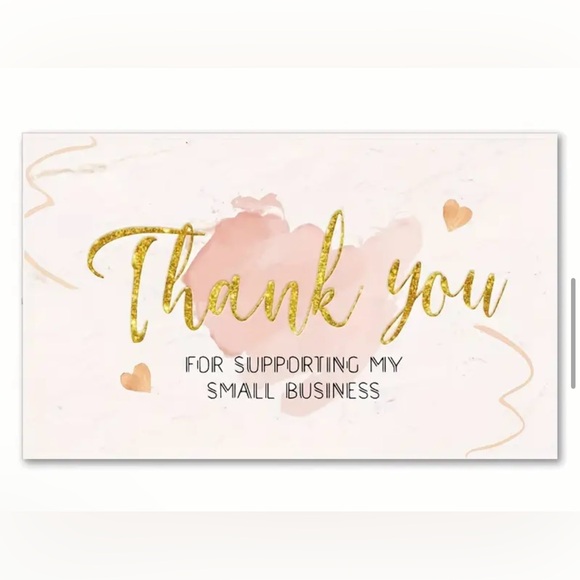 Other - 50pcs Thank You Cards